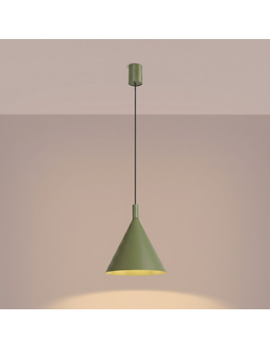 Lampa wisząca NOX 25 zielona oliwka