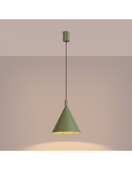 Lampa wisząca NOX 25 zielona oliwka