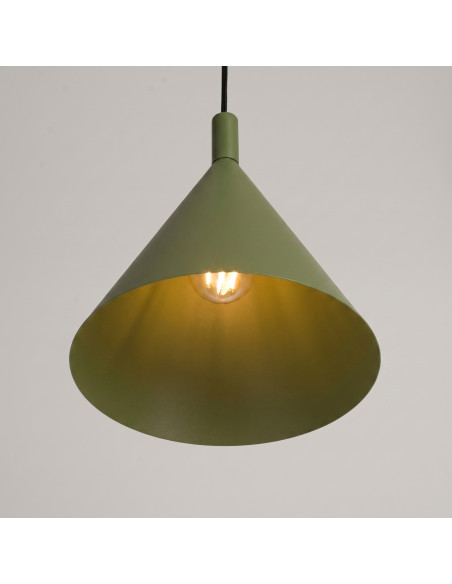 Lampa wisząca NOX 25 zielona oliwka