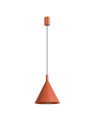 Lampa wisząca NOX 25 ochra czerwona