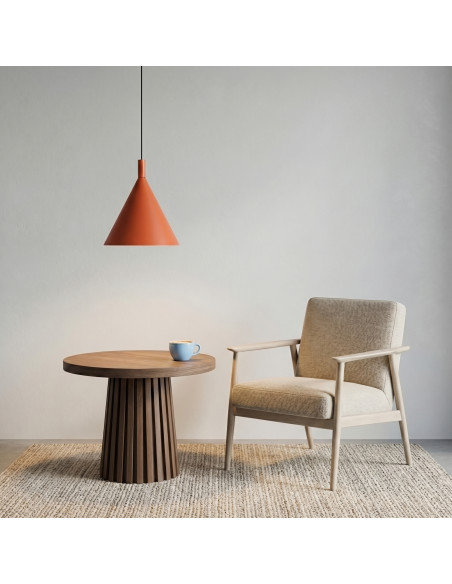 Lampa wisząca NOX 25 ochra czerwona