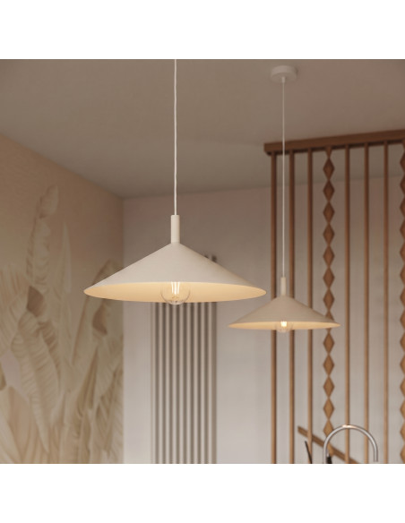 Lampa wisząca NOX 40 beżowa