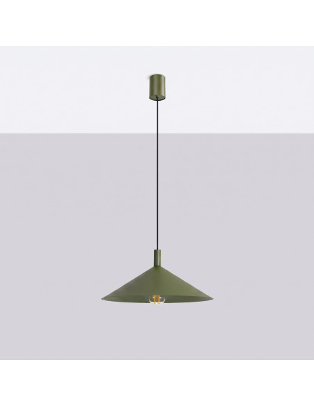 Lampa wisząca NOX 40 zielona oliwka