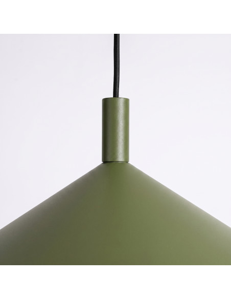 Lampa wisząca NOX 40 zielona oliwka