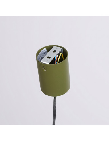 Lampa wisząca NOX 40 zielona oliwka