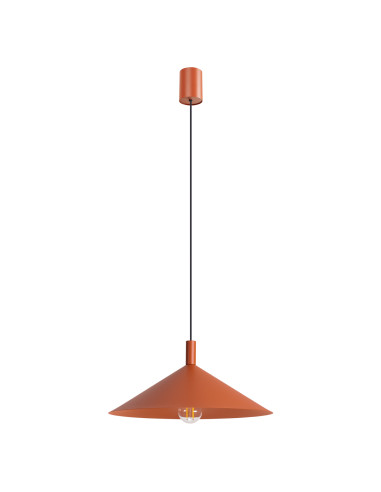 Lampa wisząca NOX 40 ochra czerwona