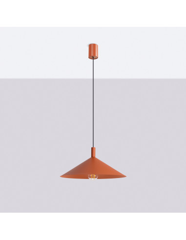 Lampa wisząca NOX 40 ochra czerwona