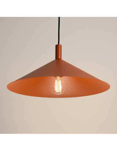 Lampa wisząca NOX 40 ochra czerwona