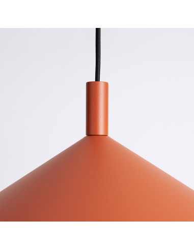 Lampa wisząca NOX 40 ochra czerwona