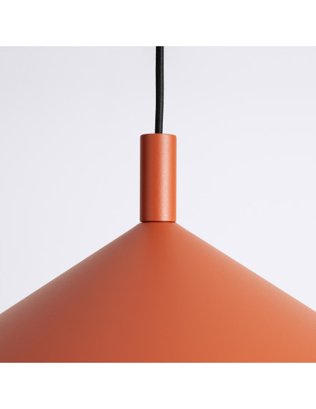 Lampa wisząca NOX 40 ochra czerwona