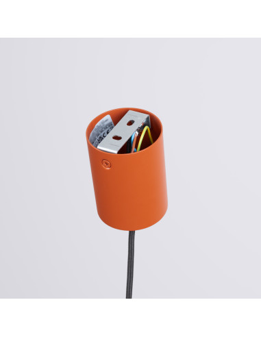 Lampa wisząca NOX 40 ochra czerwona