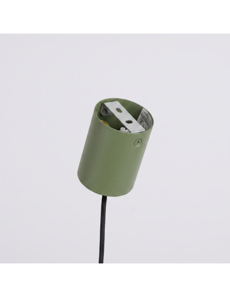 Żyrandol NOX 4L zielona oliwka