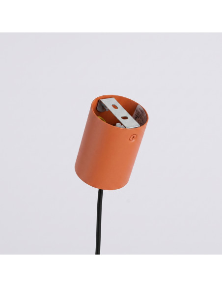 Żyrandol NOX 4L ochra czerwona