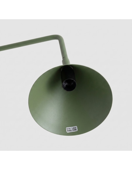 Lampa biurkowa NOX zielona oliwka