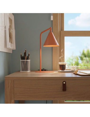 Lampa biurkowa NOX ochra czerwona