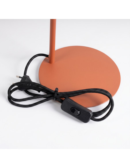 Lampa biurkowa NOX ochra czerwona