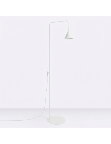 Lampa podłogowa NOX biała