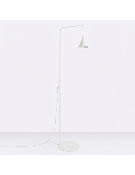 Lampa podłogowa NOX biała