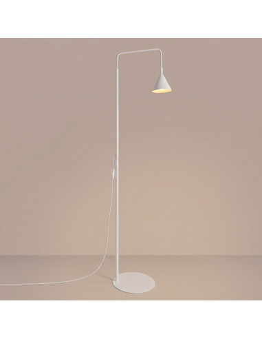 Lampa podłogowa NOX biała