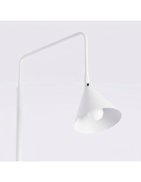Lampa podłogowa NOX biała