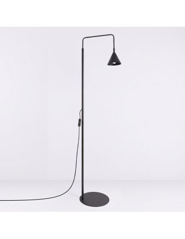 Lampa podłogowa NOX czarna