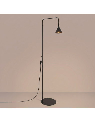 Lampa podłogowa NOX czarna