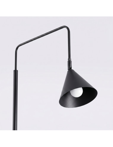 Lampa podłogowa NOX czarna