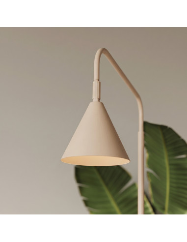 Lampa podłogowa NOX beżowa