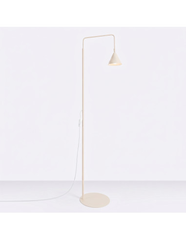Lampa podłogowa NOX beżowa