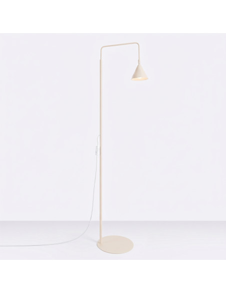Lampa podłogowa NOX beżowa