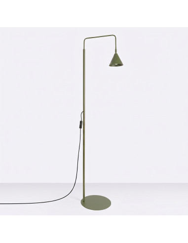 Lampa podłogowa NOX zielona oliwka