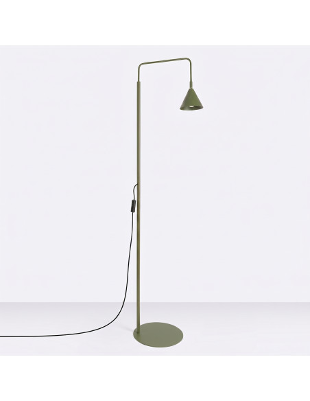 Lampa podłogowa NOX zielona oliwka