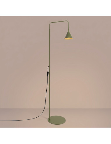 Lampa podłogowa NOX zielona oliwka