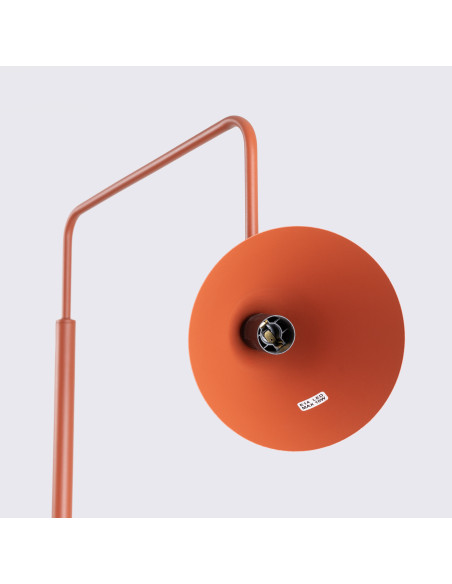 Lampa podłogowa NOX ochra czerwona