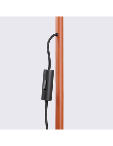 Lampa podłogowa NOX ochra czerwona