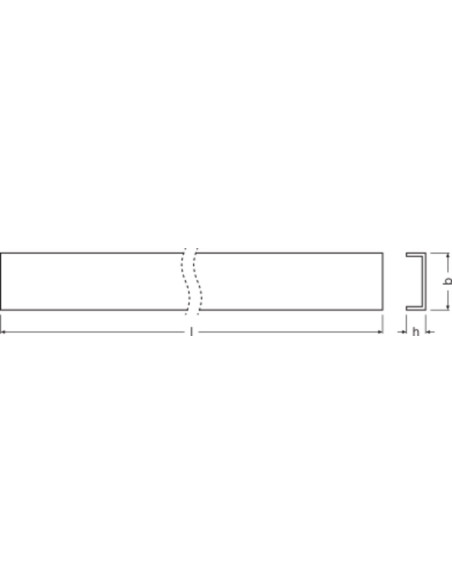 LS AY-PC/P01/D/1 5X10 PRZESŁONA DO PROFILI PASKÓW LED 