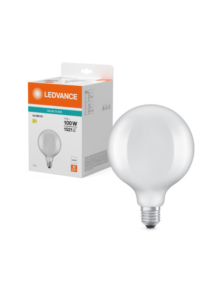 ŻARÓWKA LED V GLOBE125 100 11W 4000K neutralna biała E27 FIL FR 1521LM 