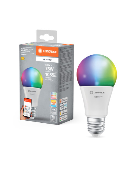 ŻARÓWKA LED SMART MATTER A75 RGBW 9,5W 1055LM FR E27 