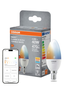 ŻARÓWKA LED SMART+ MATTER B40 4,9W/2700..6500K TW FR E14 