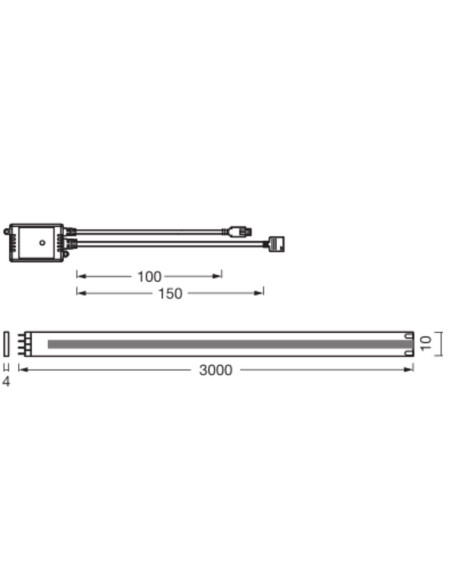 TAŚMA SMART WIFI COB 3M 14W TW 1020LM IP20 PASEK 