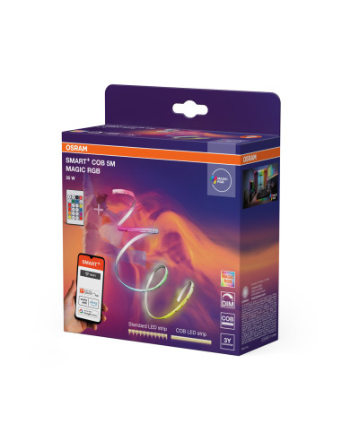 TAŚMA SMART WIFI COB 3M 14W TW 1020LM IP20 PASEK 