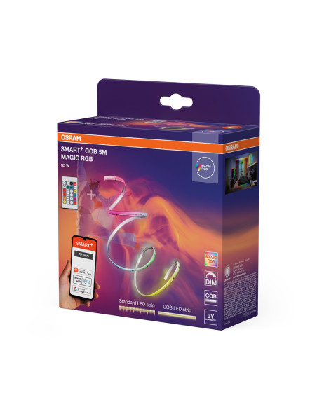 TAŚMA SMART WIFI COB 3M 14W TW 1020LM IP20 PASEK 