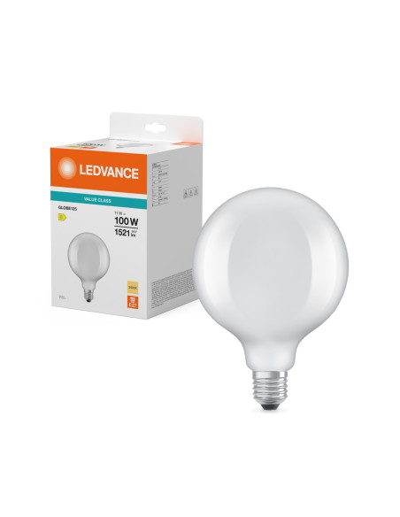 ŻARÓWKA LED V GLOBE125 100 11W 3000K ciepła biała E27 FIL FR 1521LM 