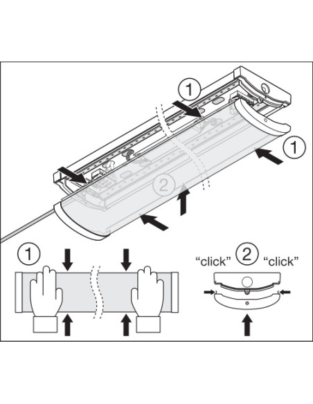 OPRAWA LINIOWA LINEAR SURFACE 600 18W/4000K WT IP44  
