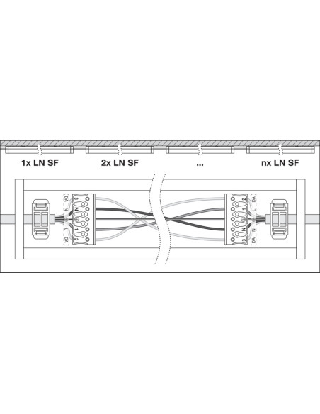 OPRAWA LINIOWA LINEAR SURFACE 1500 45W/4000K WT IP44  