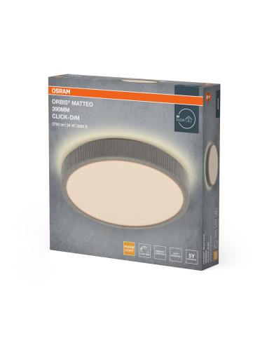 PLAFON ORBIS MATTEO 390 24W 830CLICKD LG 