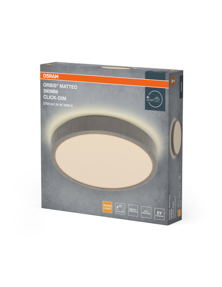 PLAFON ORBIS MATTEO 390 24W 830CLICKD LG 