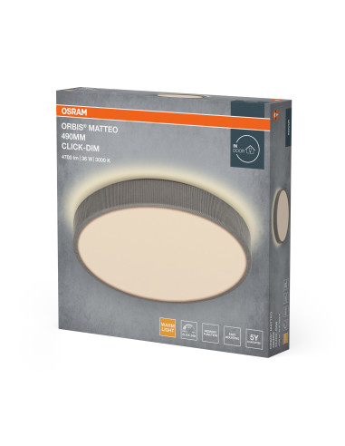 PLAFON ORBIS MATTEO 490 36W 830CLICKD LG 