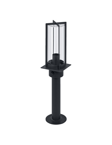 SŁUPEK OGRODOWY ENDURA CLASSIC HAGEN SENSOR 50CM E27 IP44 DARK GREY 
