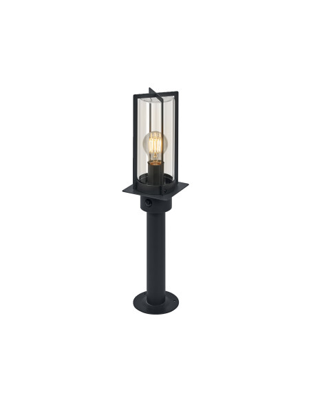 SŁUPEK OGRODOWY ENDURA CLASSIC HAGEN SENSOR 50CM E27 IP44 DARK GREY 